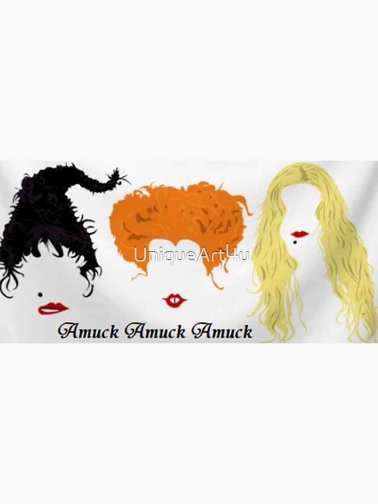 Hocus Pocus Amuck Amuck Amuck Sticker For Sale By Uniqueart4u Redbubble