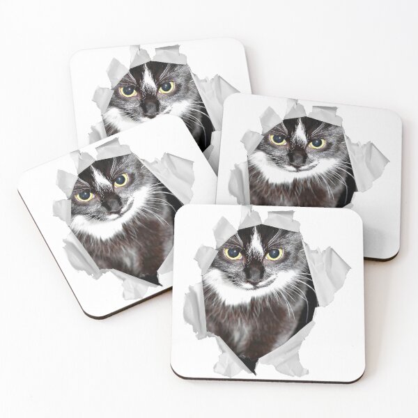 Item preview, Suspicious cat designed and sold by MrJean.