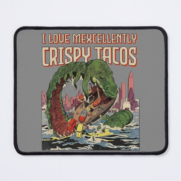 Item preview, Vintage Mexican Tacos Sea Monster Retro Ship Wreckage Horror Poster Gift designed and sold by TheAplus.