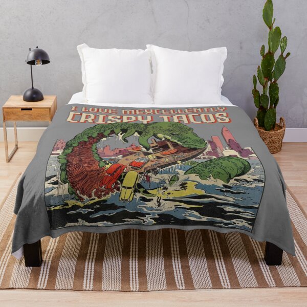 Item preview, Vintage Mexican Tacos Sea Monster Retro Ship Wreckage Horror Poster Gift designed and sold by TheAplus.