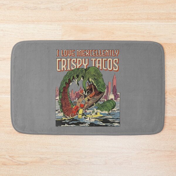 Item preview, Vintage Mexican Tacos Sea Monster Retro Ship Wreckage Horror Poster Gift designed and sold by TheAplus.