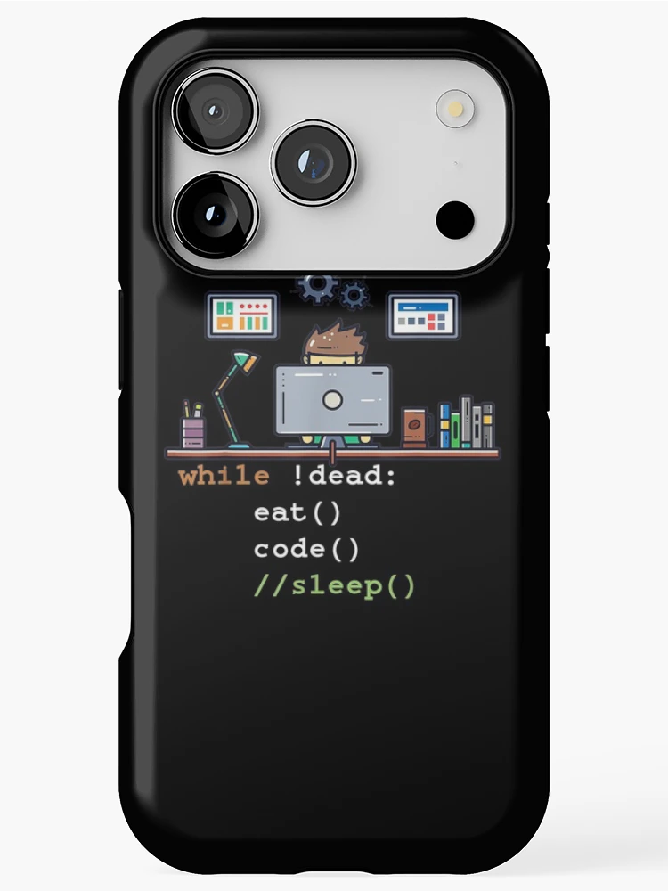 Thumbnail 1 of 4, iPhone Case, Computercience Python Programmer Eat Codeleep designed and sold by MivaanshiAhe.