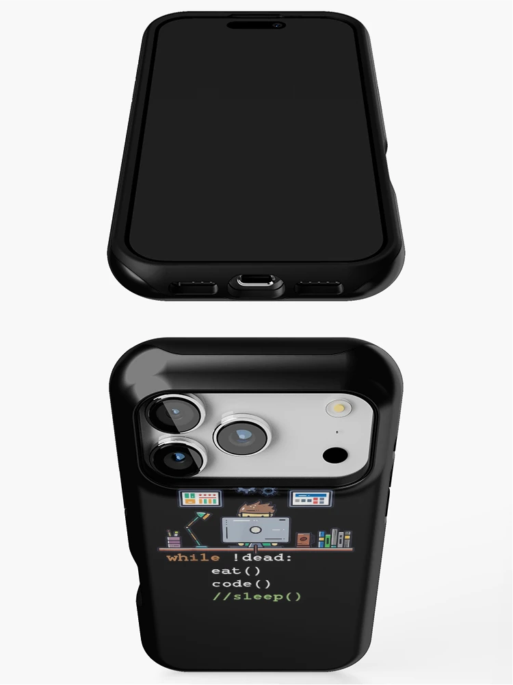 Thumbnail 3 of 4, iPhone Case, Computercience Python Programmer Eat Codeleep designed and sold by MivaanshiAhe.