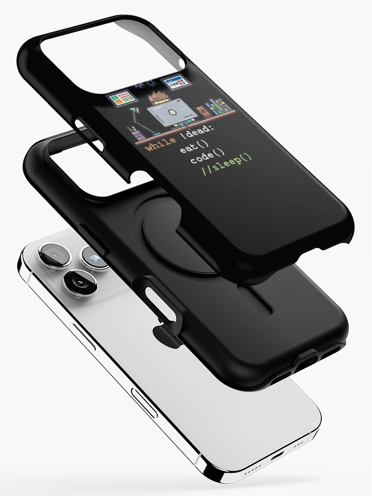 Thumbnail 2 of 4, iPhone Case, Computercience Python Programmer Eat Codeleep designed and sold by MivaanshiAhe.