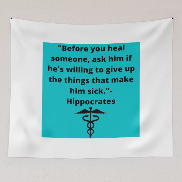 Item preview, Hippocrates Healing designed and sold by TheWallFlowersofCypress.