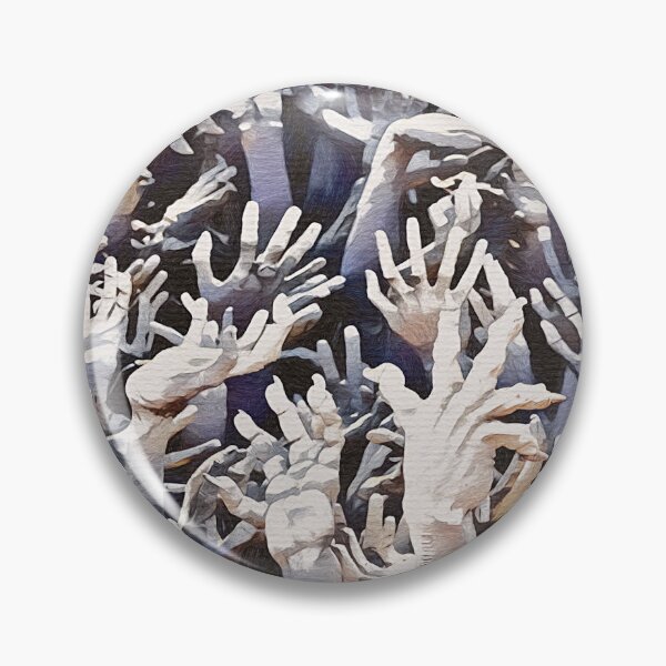 Item preview, Crowd of Demon Hands Drawing designed and sold by ZombieTit.