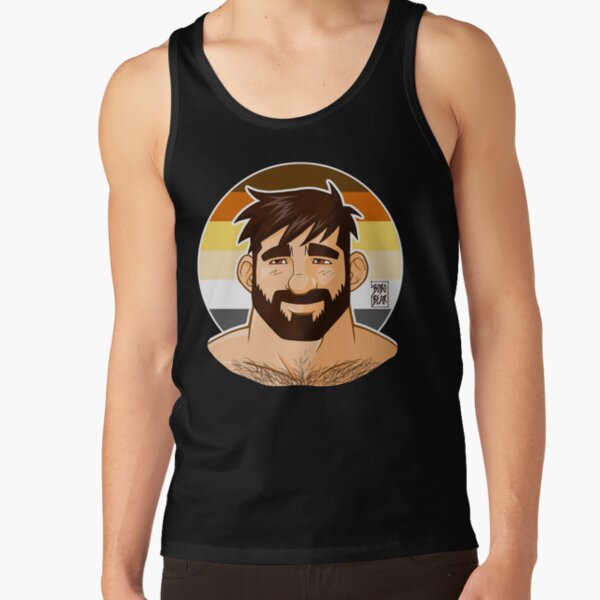 ADAM LIKES HEAD - BEAR FLAG VERSION Tank Top