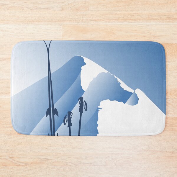 Item preview, Alps poster off piste powder ski by leewarddesign designed and sold by leewarddesign.