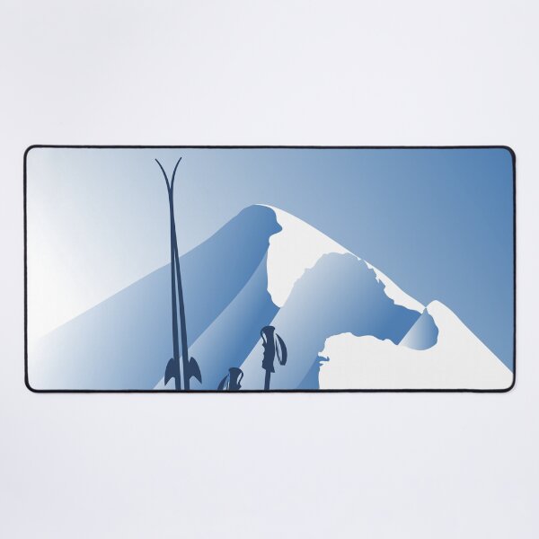Item preview, Alps poster off piste powder ski by leewarddesign designed and sold by leewarddesign.