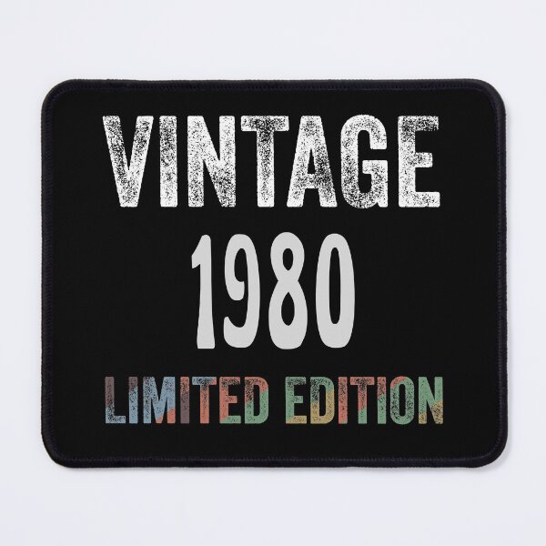 Item preview, Vintage 1980 Limited Edition Birthday designed and sold by ZiesMerch.