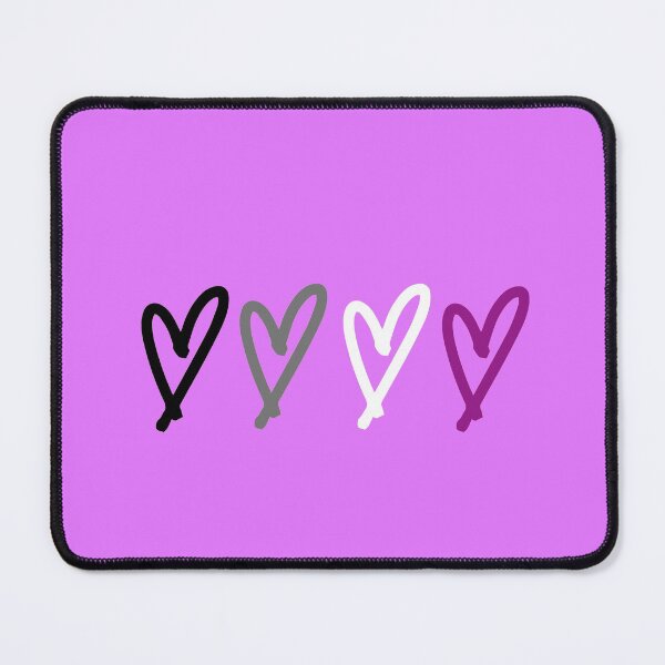 Item preview, asexual flag hearts  designed and sold by LannisterOnMars.