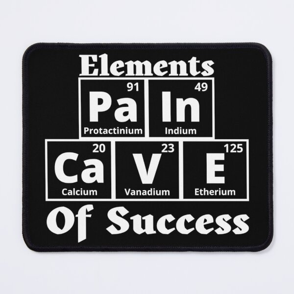 Item preview, Pain Cave Periodic Table - The Element's Of Success For Triathletes designed and sold by Sonatablue.