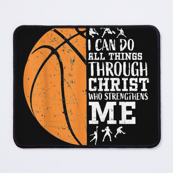 Item preview, Christian Basketball I Can Do All Things Philippians designed and sold by MiloszshiZse.