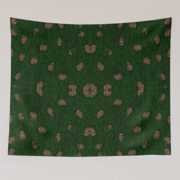 Item preview, Natural Pinecones On Green Grass Background designed and sold by LashCreations.