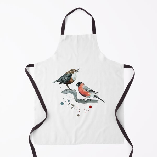 Item preview, European Dipper and Eurasian Bullfinch designed and sold by Marianne Elvan Barfoed.