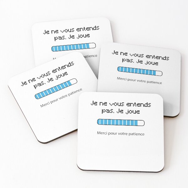 Aperçu de l'œuvre Je ne vous entends pas, je joue ! créée et vendue par Catcrea.