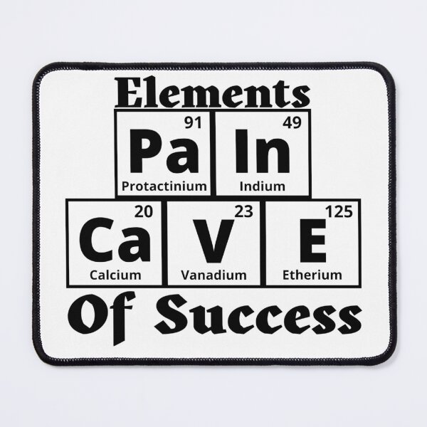 Item preview, Pain Cave Periodic Table - The Element Of Success For Triathletes designed and sold by Sonatablue.