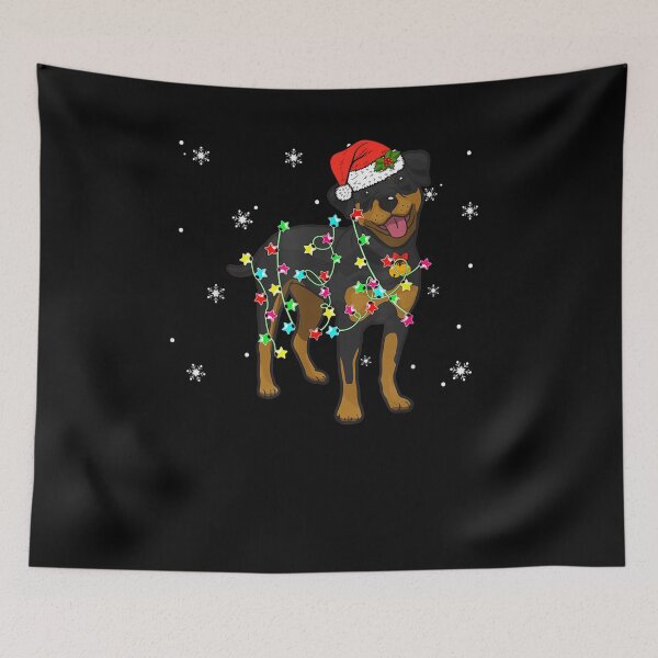Item preview, Funny Rottweiler Xmas Lights Gift Dog Dad Dog Mom   designed and sold by joh1zwfkristy.