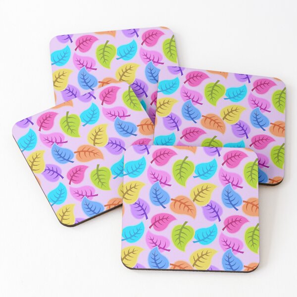 Item preview, popular seamless pattern beautiful colorful leaf designed and sold by Harshler-Art.