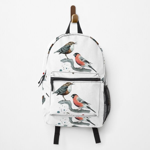 Item preview, European Dipper and Eurasian Bullfinch designed and sold by Marianne Elvan Barfoed.