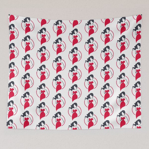Item preview, Beautiful girls logo design in redbubble    designed and sold by MoonCoast.