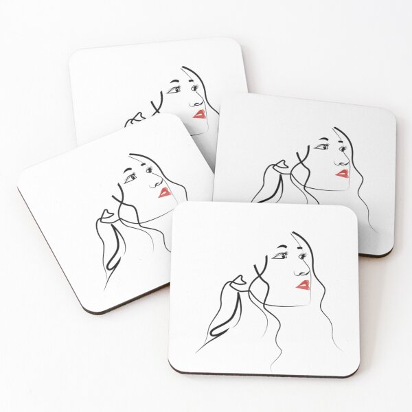 Item preview, Beautiful Japanese Girl Minimalist Art   designed and sold by MoonCoast.