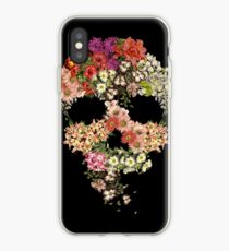 Skull Floral Decay iPhone Case