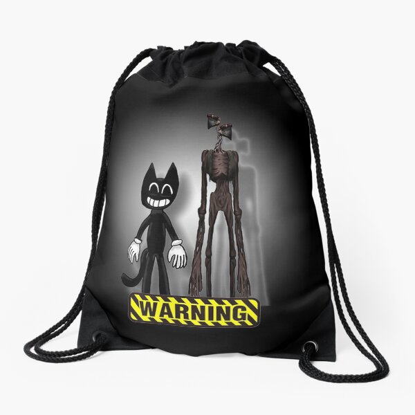 Sirenhead Siren Head Creepy Horror Character Are you afraid Drawstring Bag