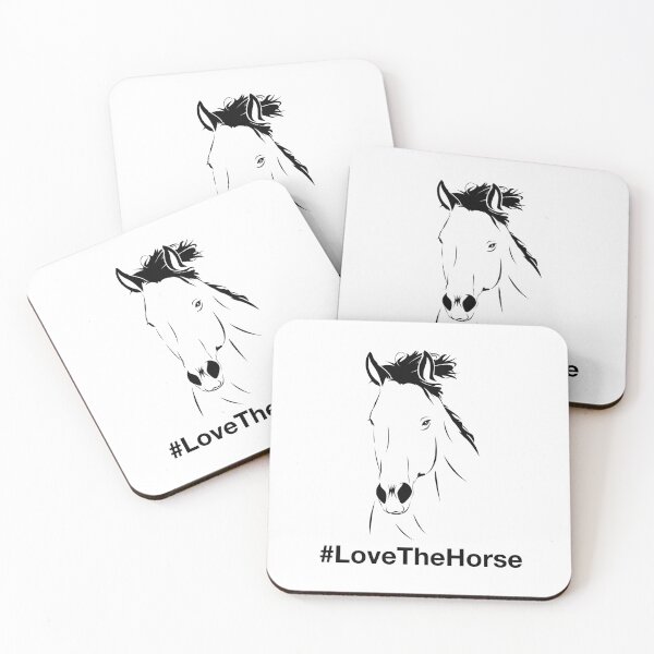 Item preview, Love The Horse For White Merchandise designed and sold by FastTrackPhotog.