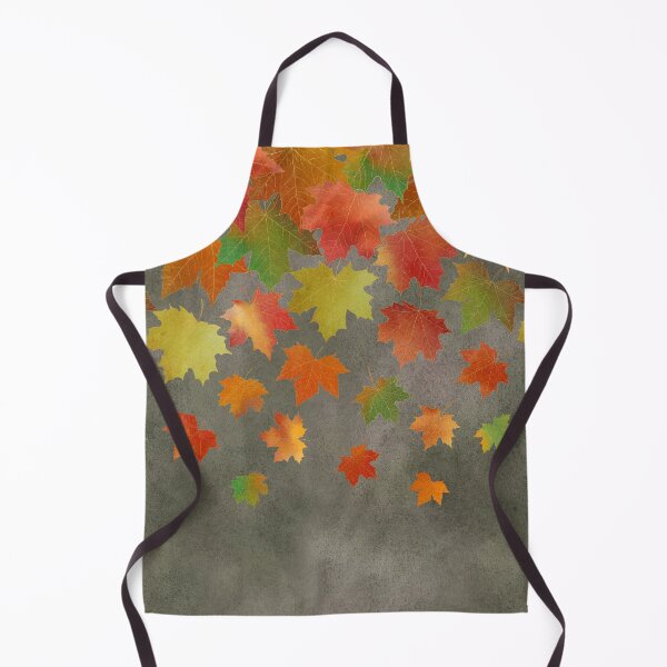 Item preview, Vibrant autumn maple leaves, watercolor textural print designed and sold by likapix.