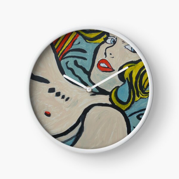 'Blue Cushion' Clock