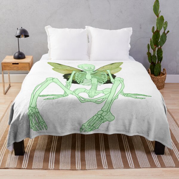 Item preview, Green skeleton butterfly designed and sold by Yoohoo-xoErica.