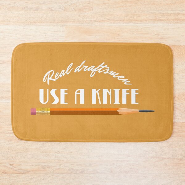 Item preview, Real draftsmen sharpen their pencils with a knife designed and sold by Oak Croissant.