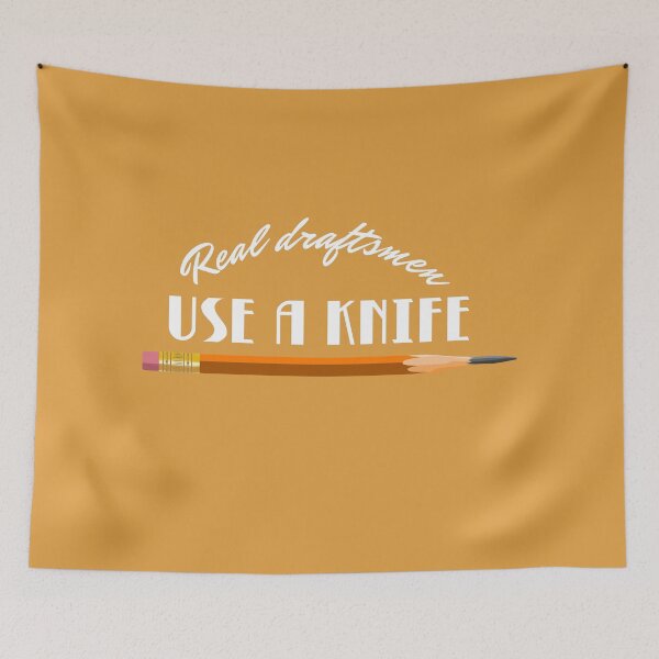 Item preview, Real draftsmen sharpen their pencils with a knife designed and sold by Oak Croissant.