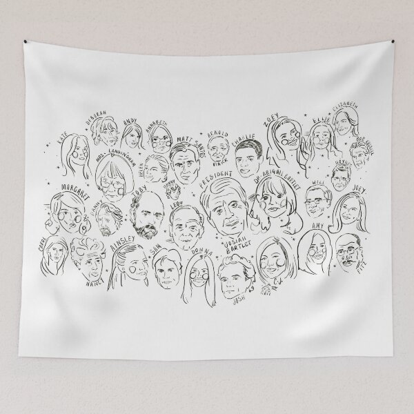 Item preview, Faces of The West Wing designed and sold by mirandaelder.
