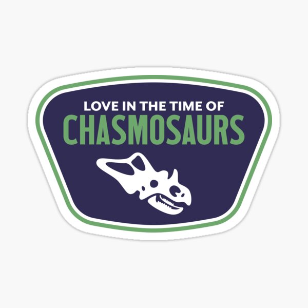 Love in the Time of Chasmosaurs Sticker