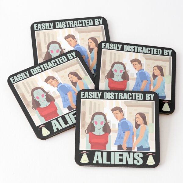 Item preview, Easily distracted by aliens designed and sold by SidTastic .
