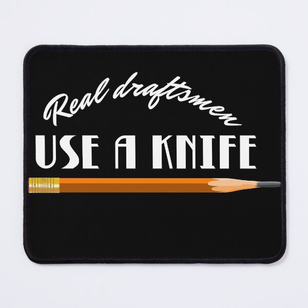 Item preview, Real draftsmen sharpen their pencils with a knife designed and sold by Oak Croissant.