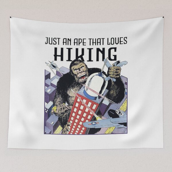 Item preview, Vintage King Ape Retro Love Hiking Kong Horror Poster Gift designed and sold by TheAplus.