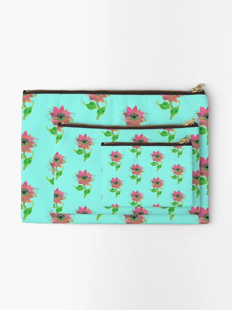 Thumbnail 2 of 4, Zipper Pouch, Flower Vision designed and sold by InfinitePathArt.