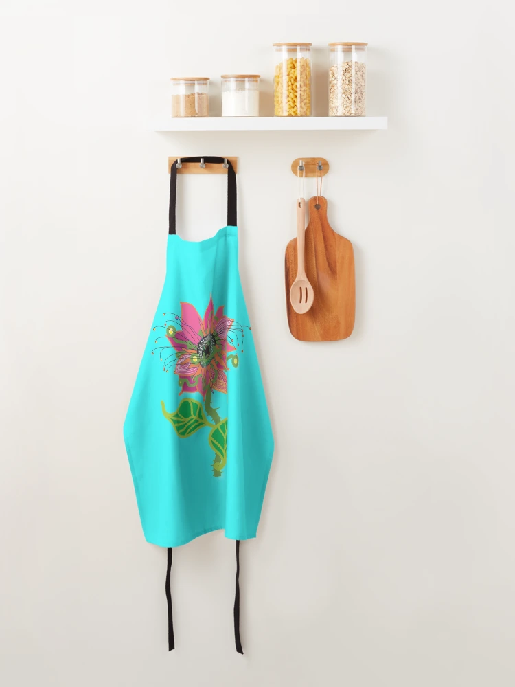 Thumbnail 4 of 6, Apron, Flower Vision designed and sold by InfinitePathArt.