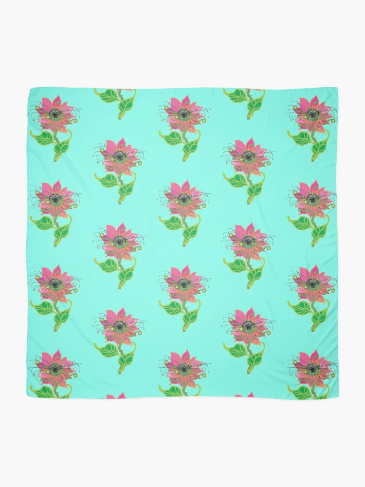 Thumbnail 2 of 3, Scarf, Flower Vision designed and sold by InfinitePathArt.