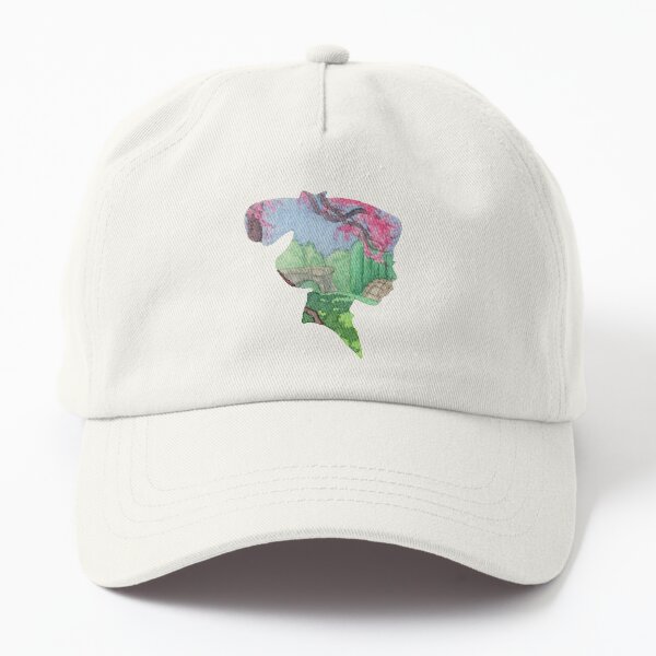 Aquarell Silhouette Mulan Garten Dad Hat