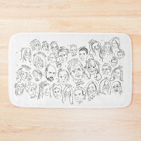 Item preview, Faces of The West Wing designed and sold by mirandaelder.