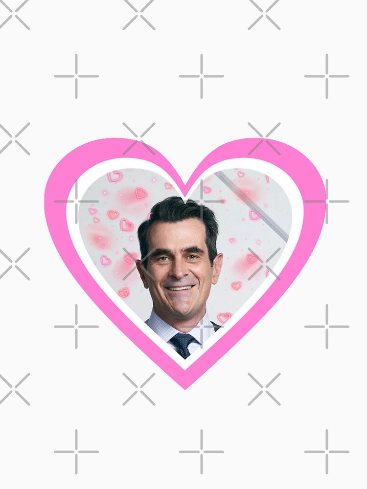 "Modern family Phil Dunphy heart" Tshirt for Sale by Ariilea