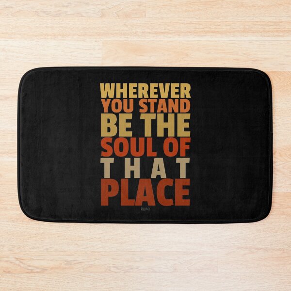 Item preview, Djalâl ad Dîn Rûmî, Inspirational Quotes About Place designed and sold by Studio TANFF.