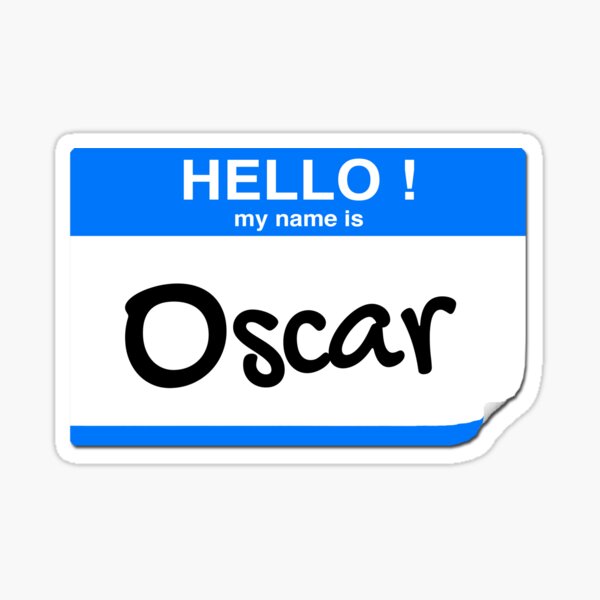 Oscar's Oasis Custom Vinyl Lettering Stickers Wall Decals Name Art KA383