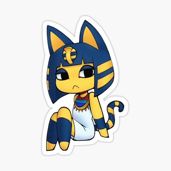 "Ankha" Sticker For Sale By Mahdimidi | Redbubble