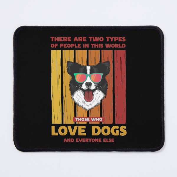 Item preview, Retro Border Collie Two Types of People designed and sold by Uppercase Tees.