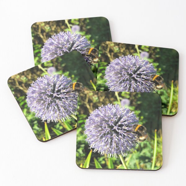 Item preview, Pollen gathering from a Globe Thistle designed and sold by Violaman.